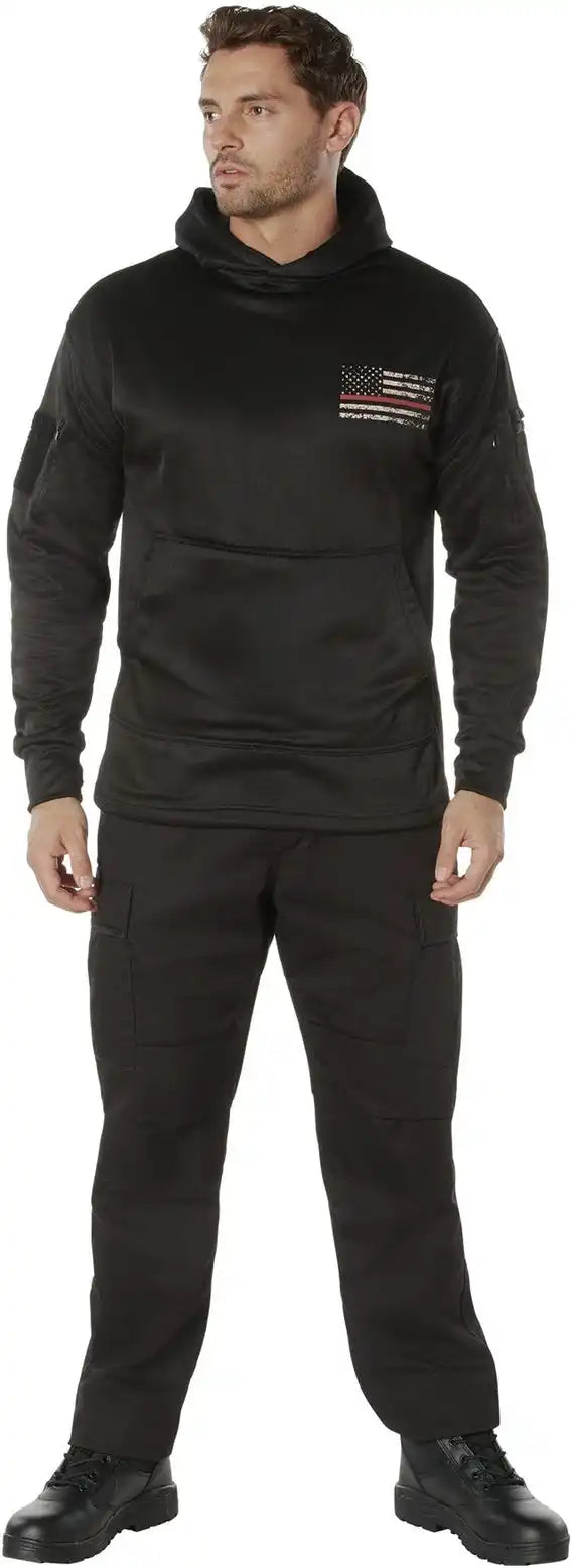 Rothco Concealed Carry Thin Red Line Hoodie