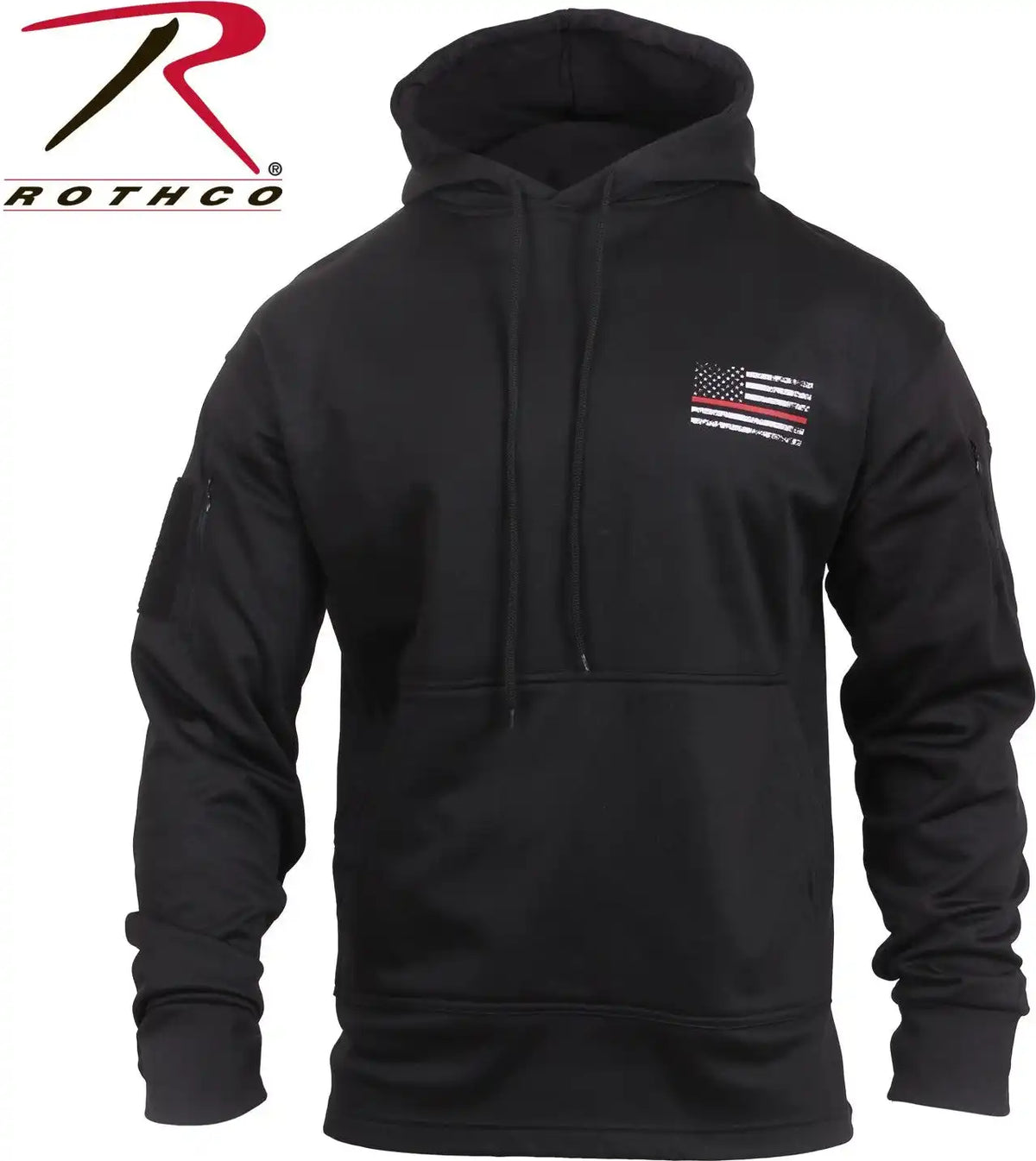 Rothco Concealed Carry Thin Red Line Hoodie