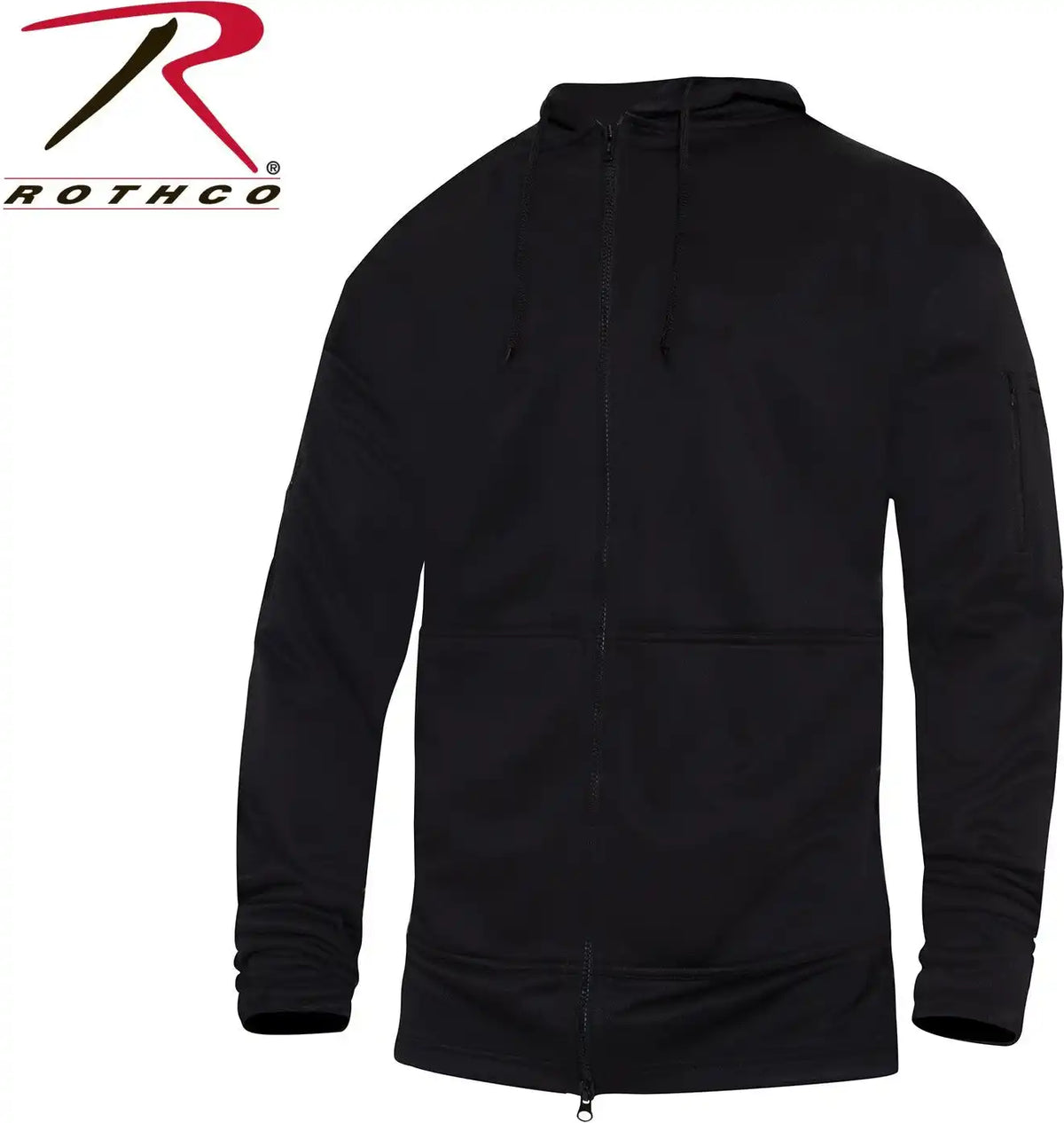 Rothco Concealed Carry Zippered Hoodie - Black