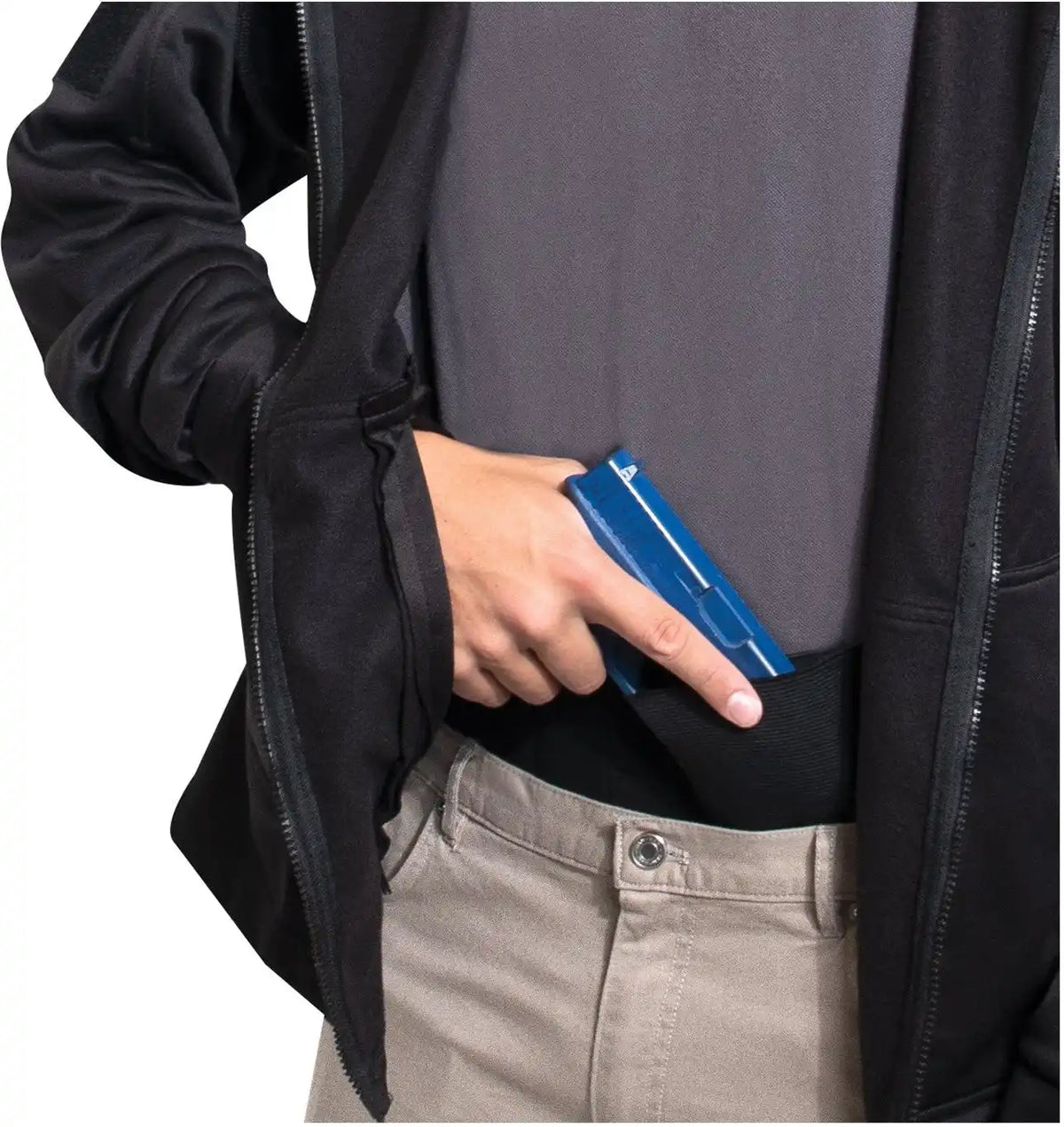 Rothco Concealed Carry Zippered Hoodie - Black