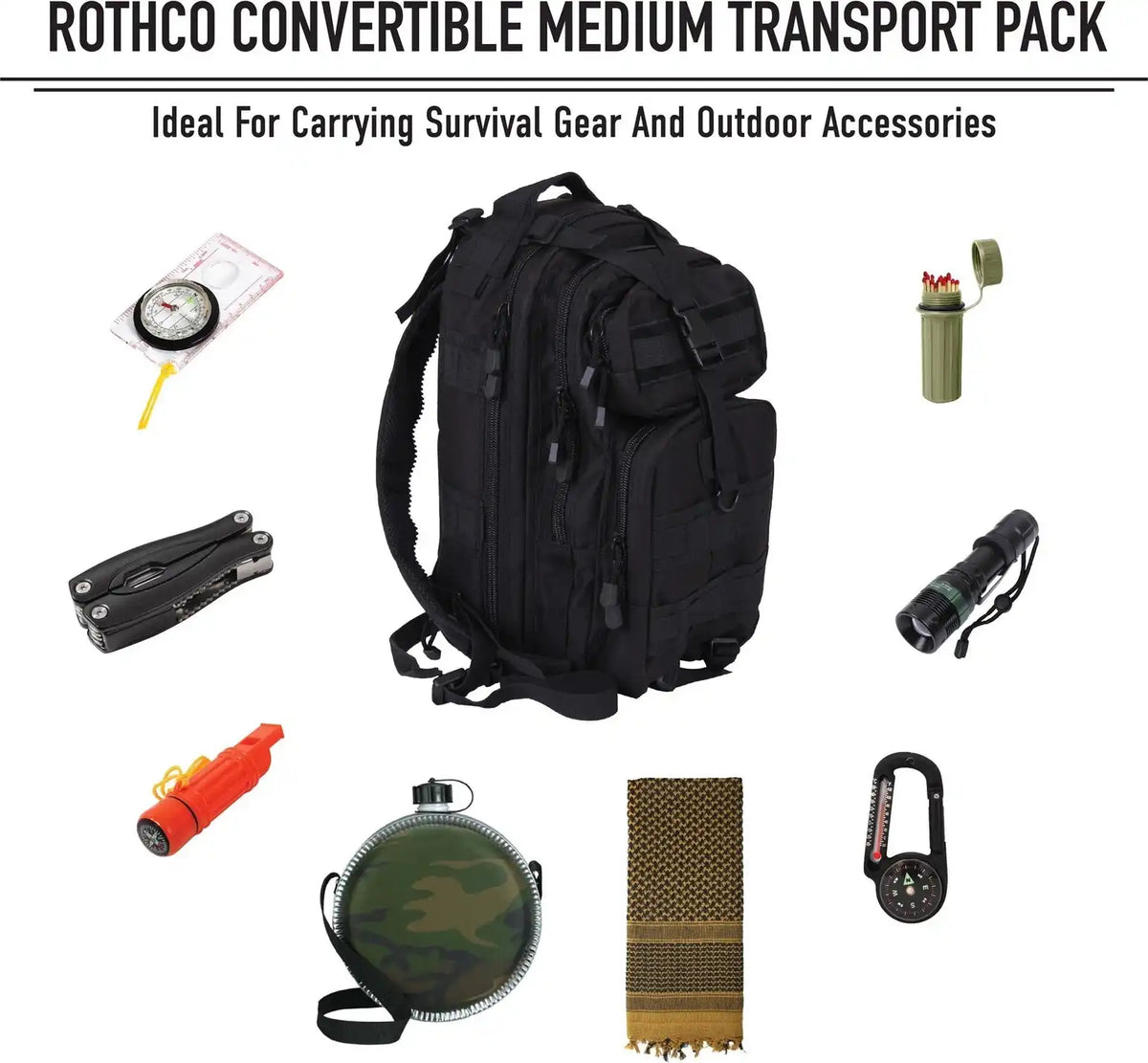 Rothco Convertible Medium Transport Pack