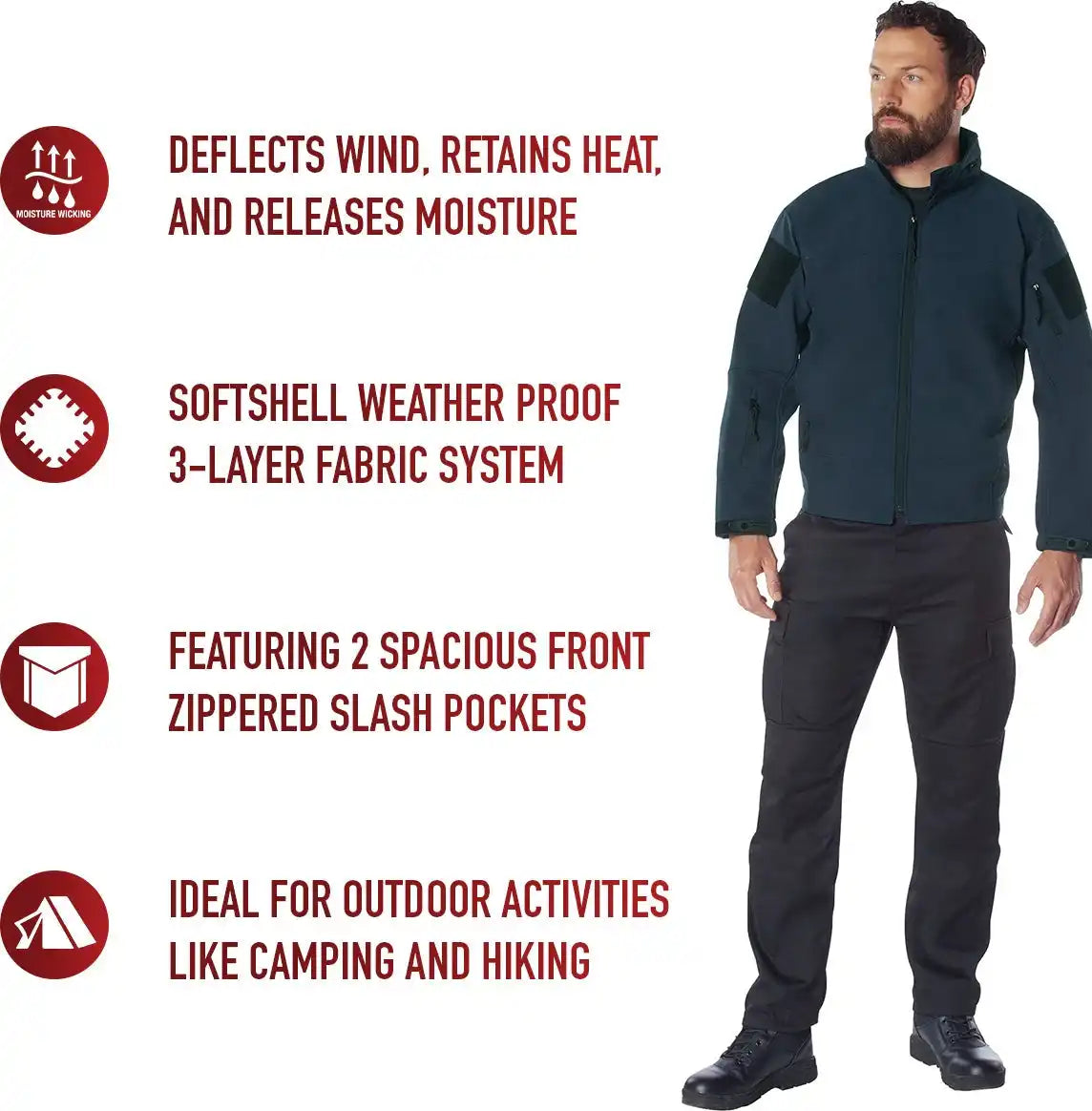 Rothco Covert Ops Lightweight Soft Shell Jacket