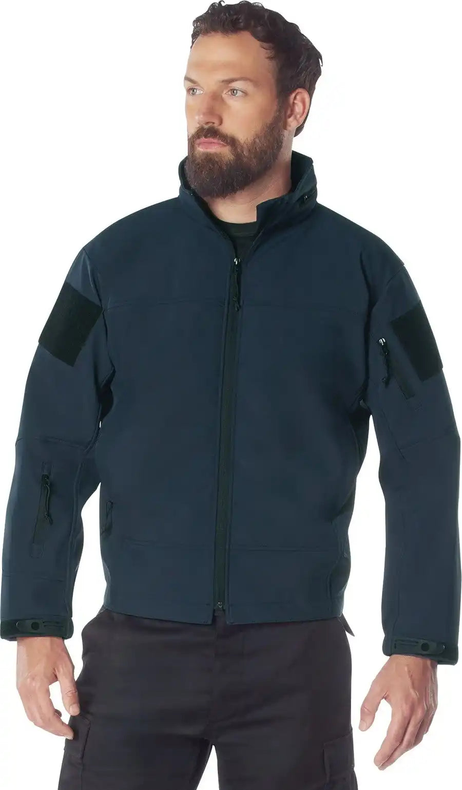 Rothco Covert Ops Lightweight Soft Shell Jacket - Midnight Navy Blue / s