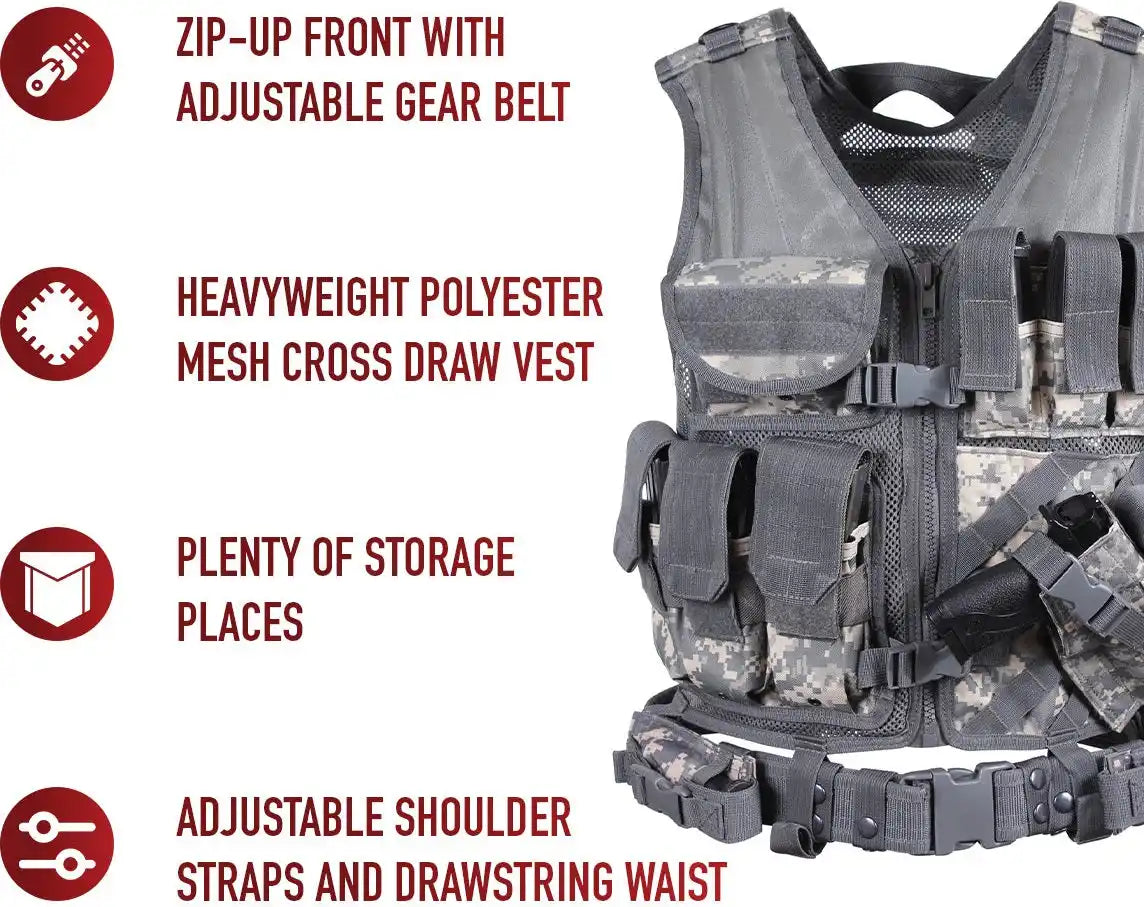 Rothco Cross Draw Molle Tactical Vest