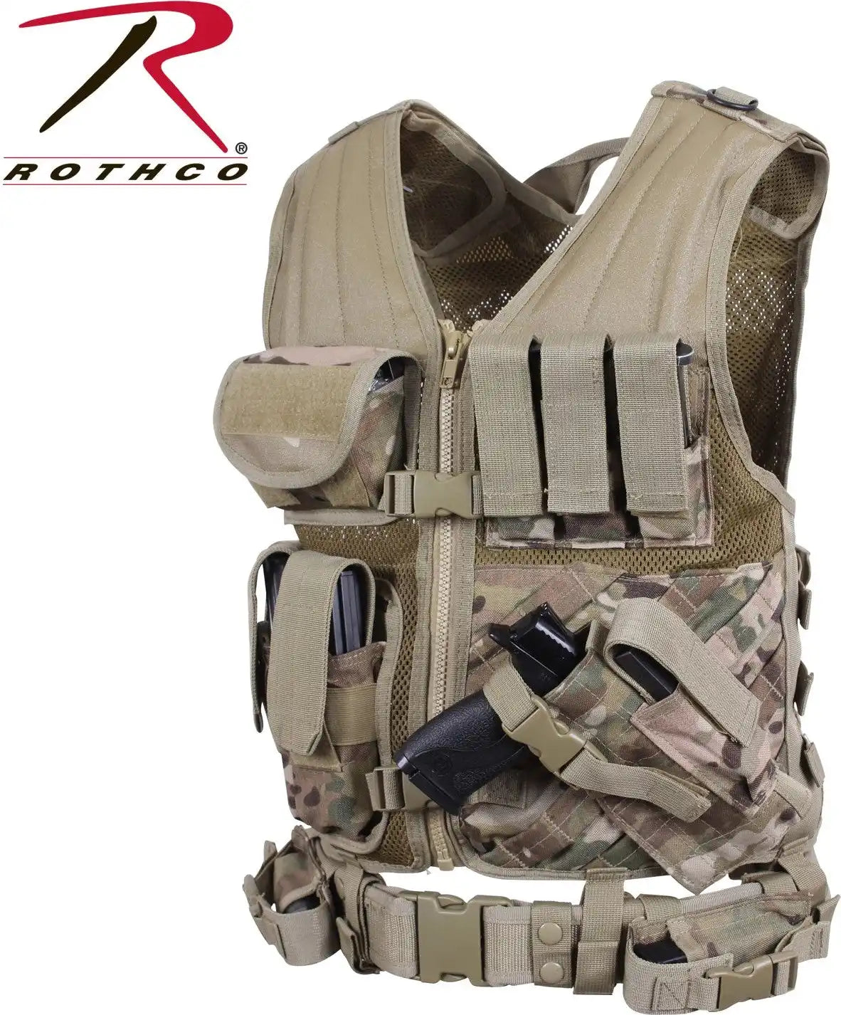 Rothco Cross Draw Molle Tactical Vest
