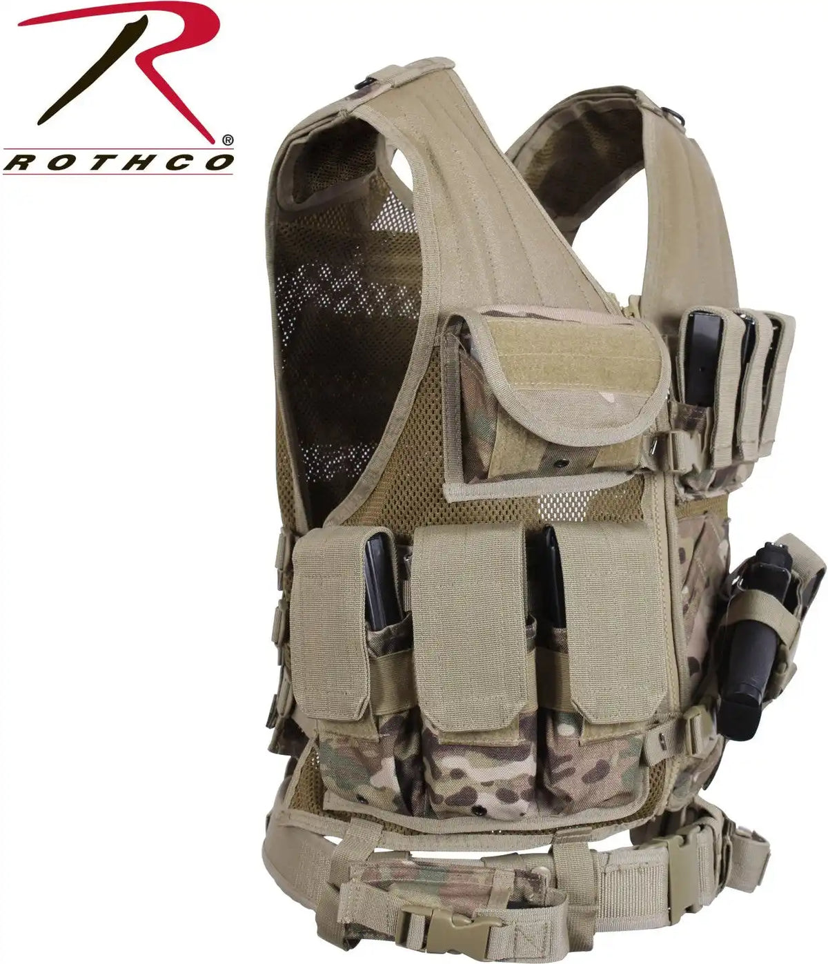 Rothco Cross Draw Molle Tactical Vest