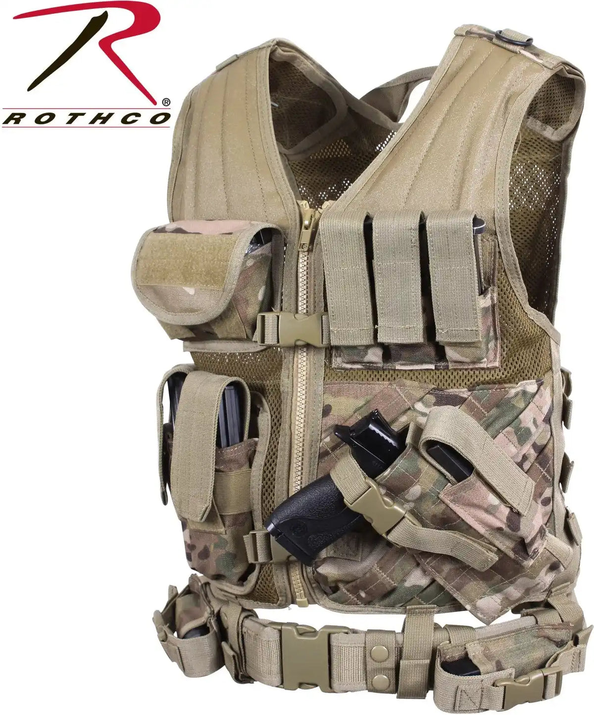 Rothco Cross Draw Molle Tactical Vest
