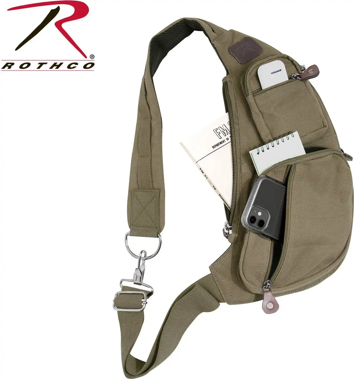Rothco Crossbody Canvas Sling Bag