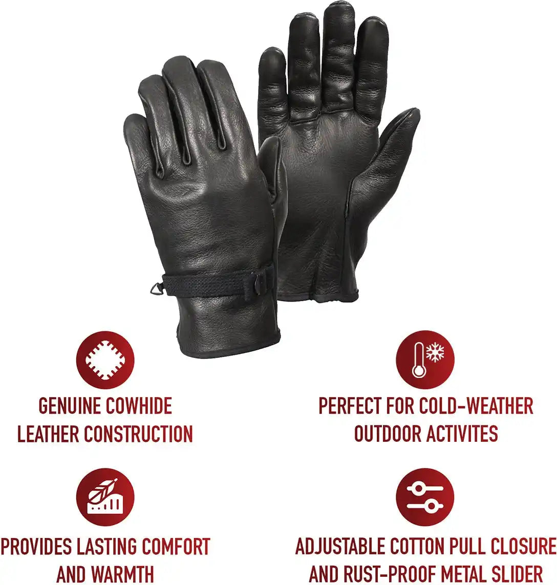 Rothco D3 a Type Leather Gloves