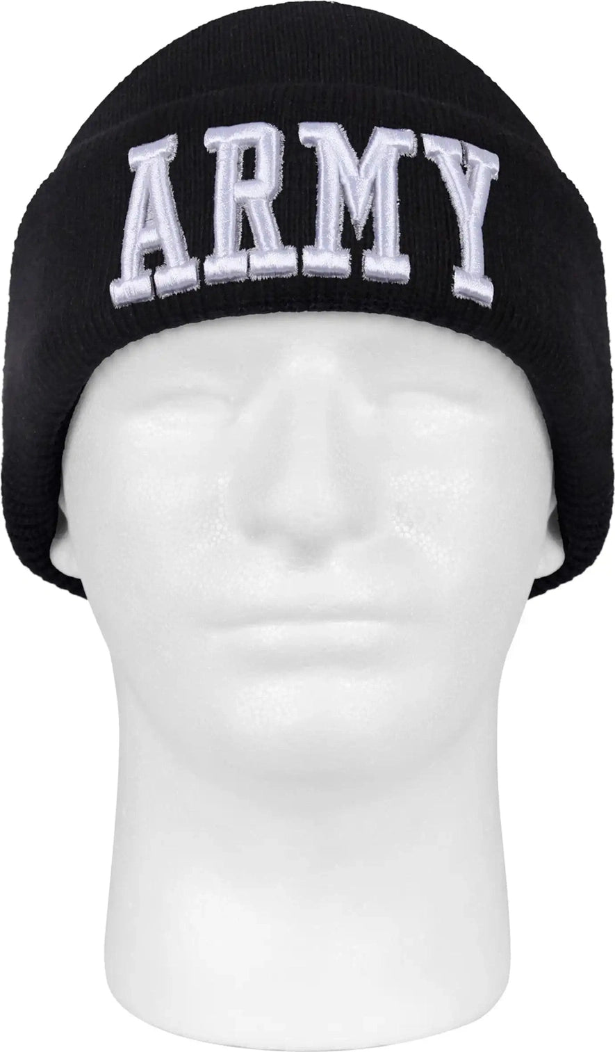 Rothco Deluxe Embroidered Watch Cap Army Black