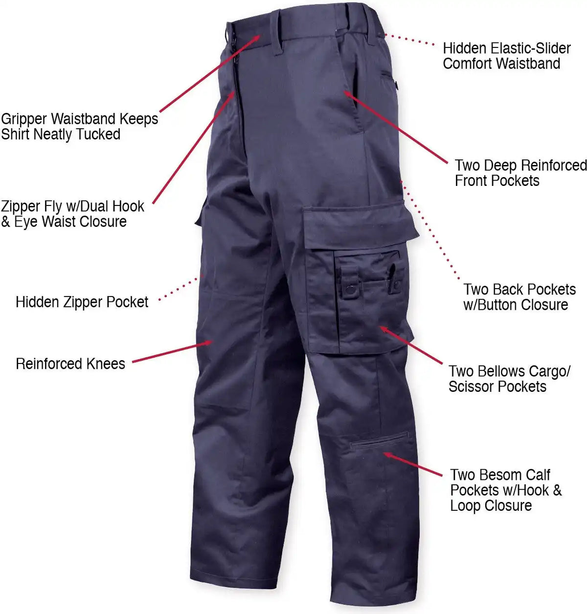 Rothco Deluxe Emt (emergency Medical Technician) Paramedic Pants