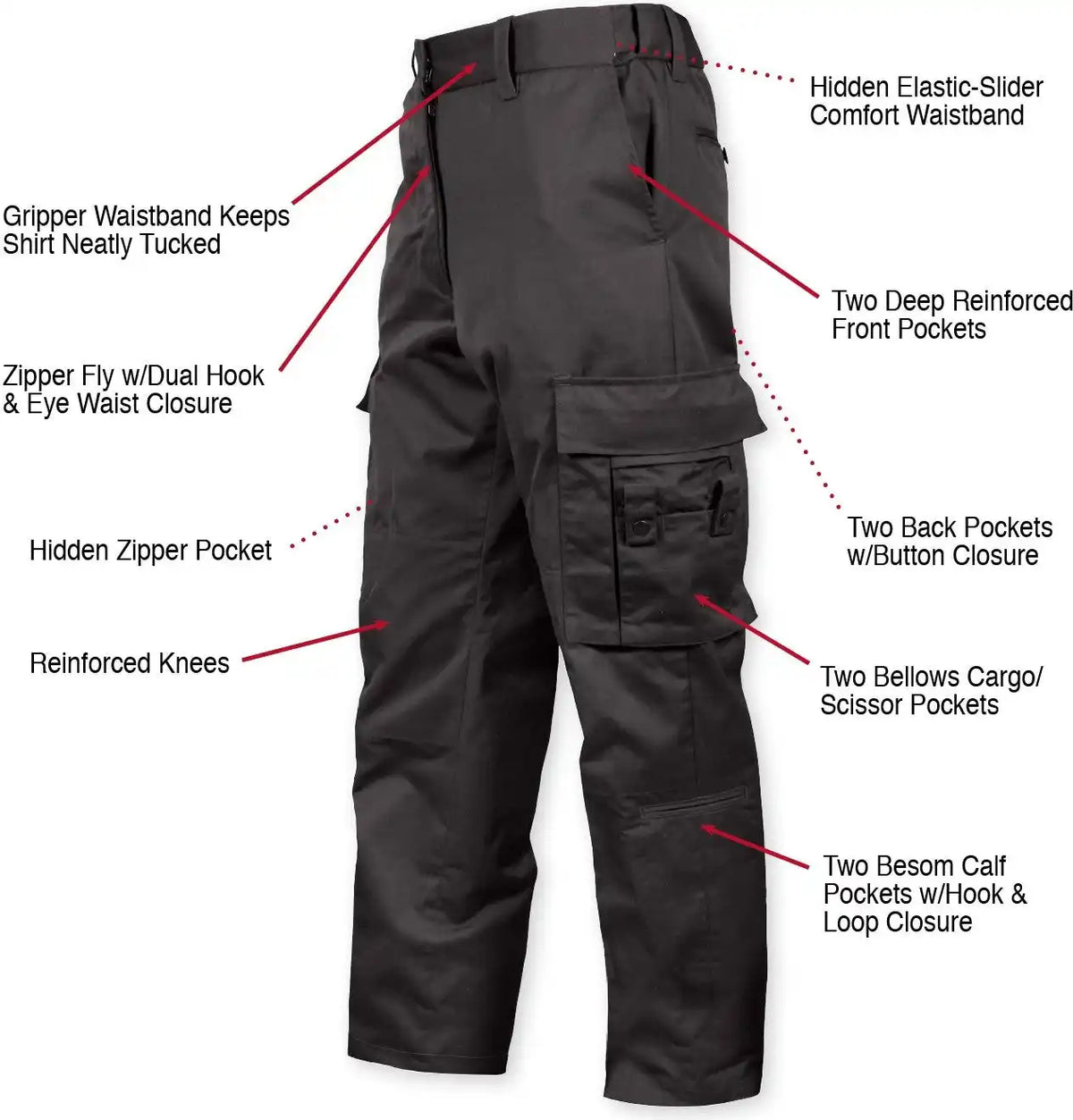 Rothco Deluxe Emt (emergency Medical Technician) Paramedic Pants