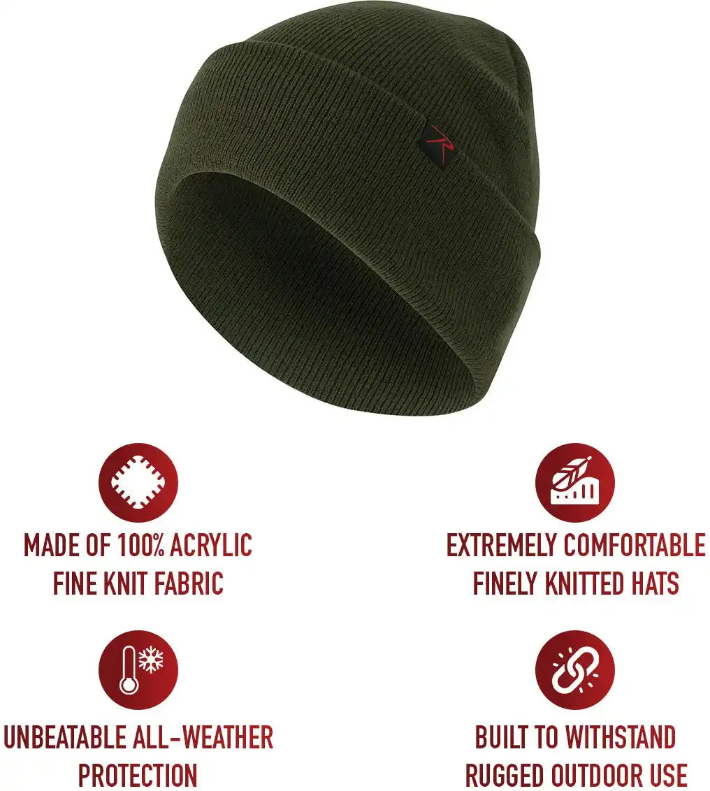 Rothco Deluxe Fine Knit Watch Cap