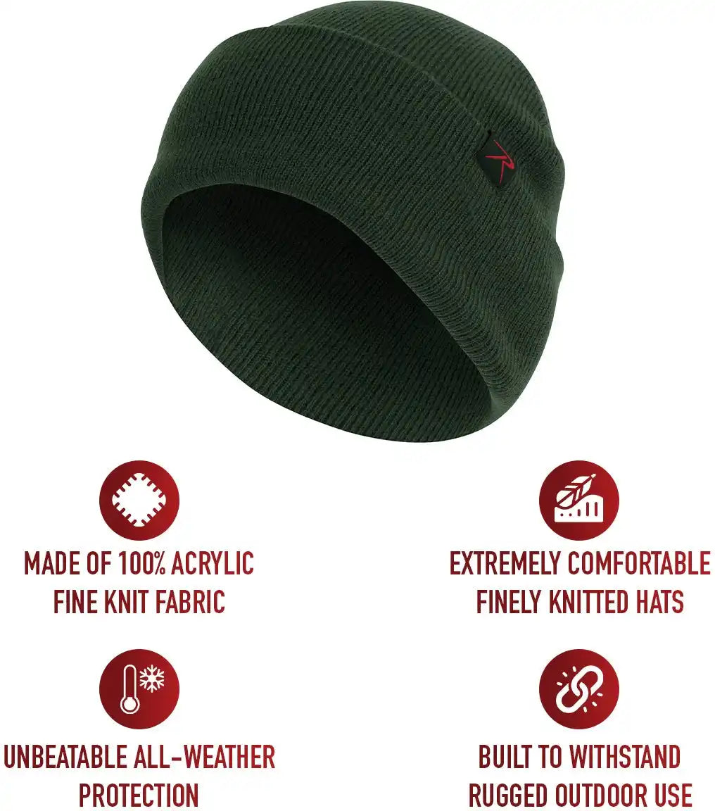 Rothco Deluxe Fine Knit Watch Cap