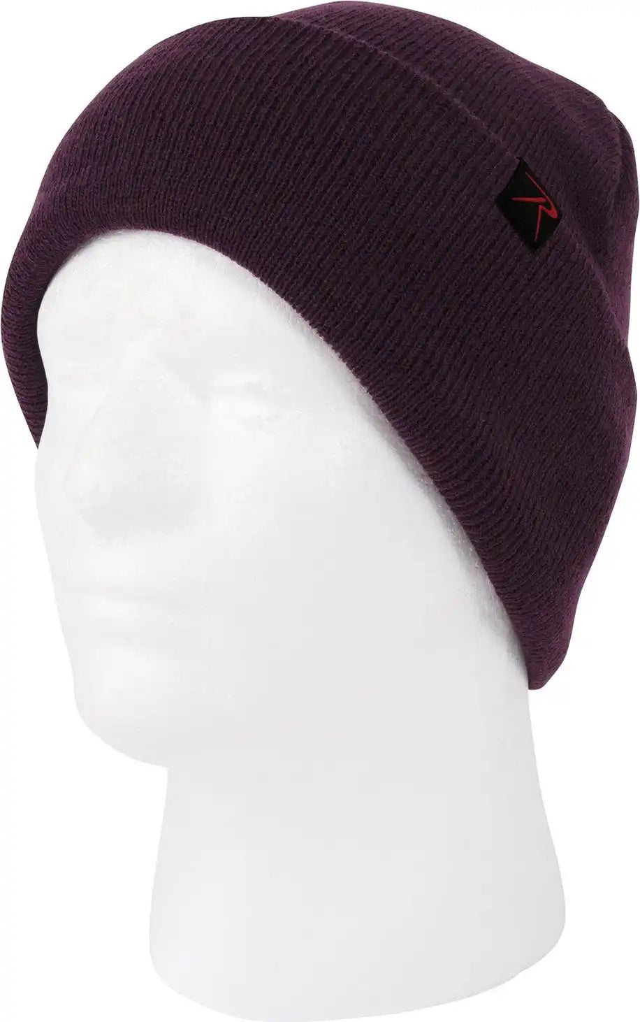 Rothco Deluxe Fine Knit Watch Cap - Maroon / one Size