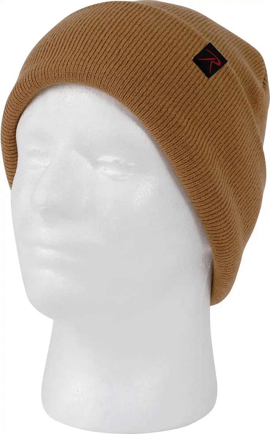 Rothco Deluxe Fine Knit Watch Cap - Work Brown / one Size