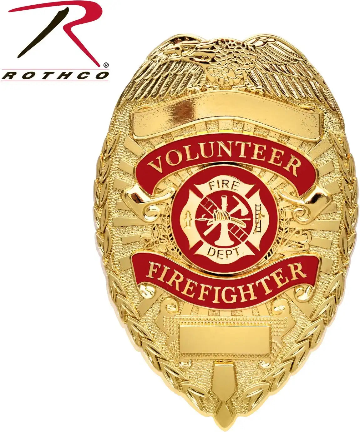 Rothco Deluxe Fire Department Badge