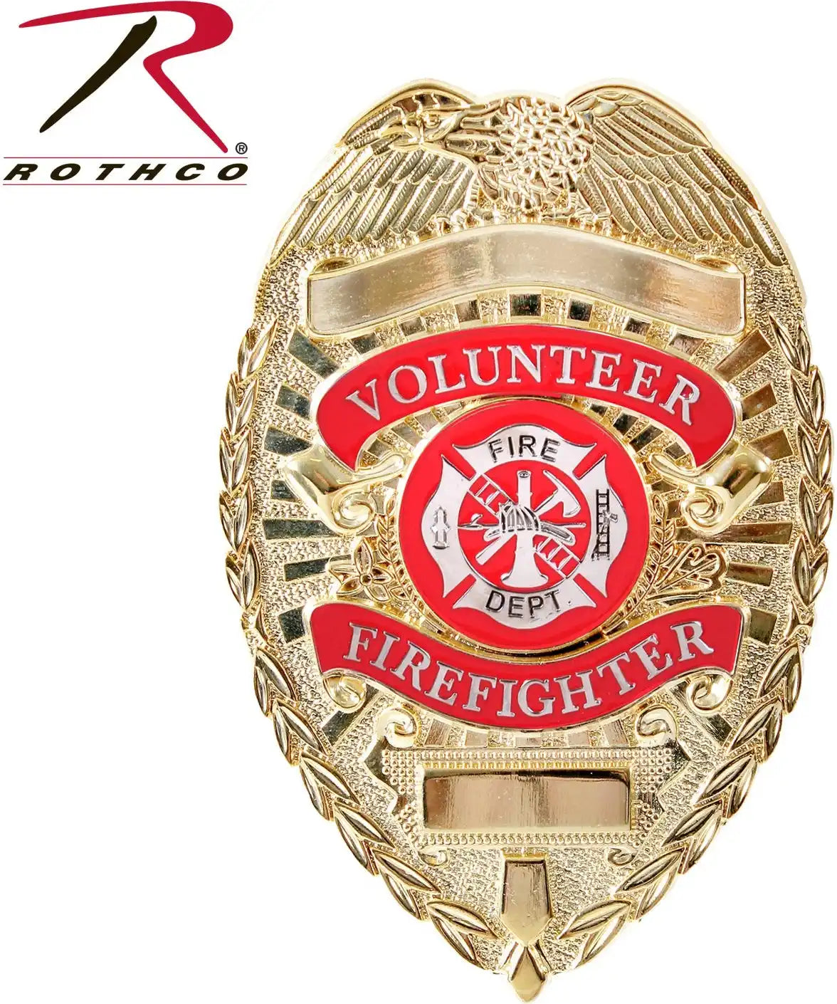 Rothco Deluxe Fire Department Badge