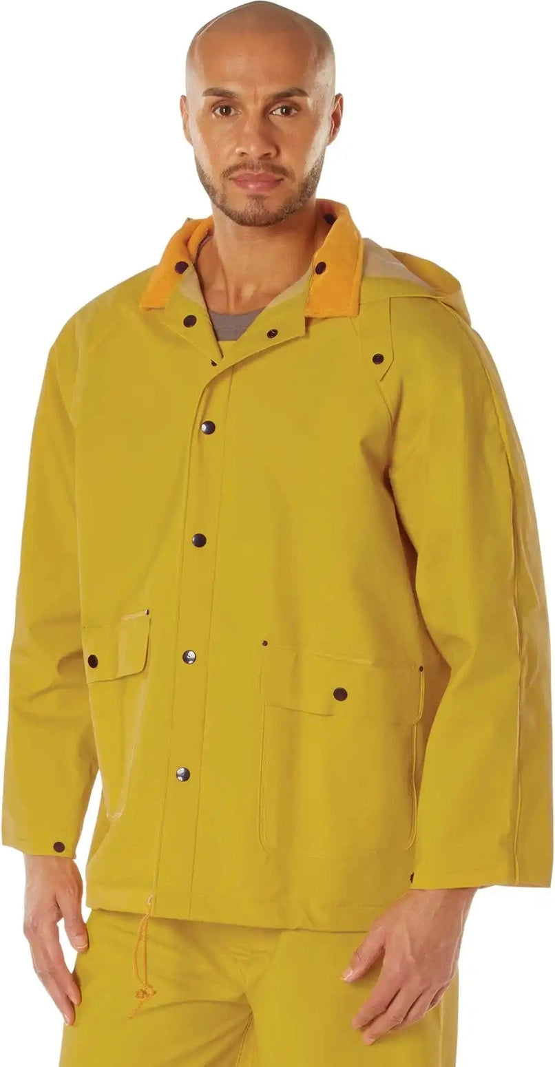 Rothco Deluxe Heavyweight Pvc Rainsuit Yellow / 2xl