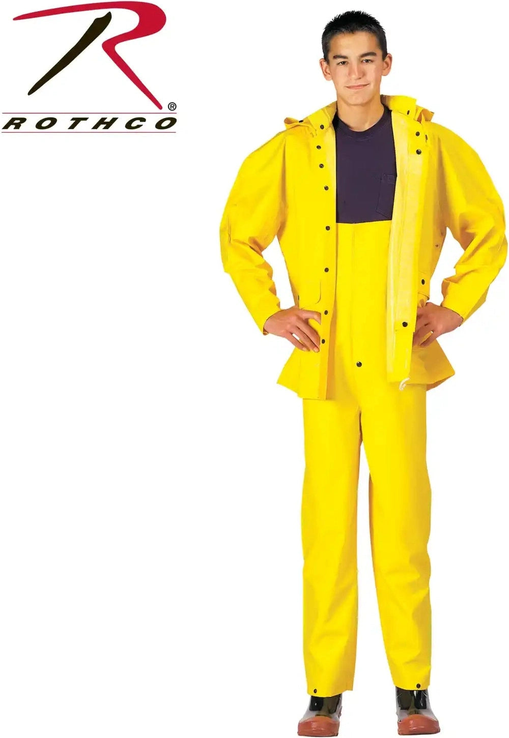 Rothco Deluxe Heavyweight Pvc Rainsuit Yellow / 2xl