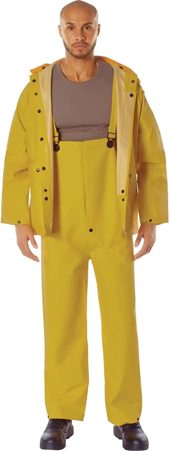 Rothco Deluxe Heavyweight Pvc Rainsuit Yellow / 2xl