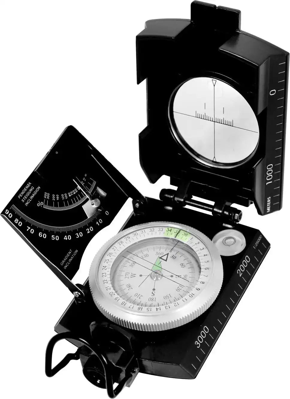 Rothco Deluxe Marching Compass Black