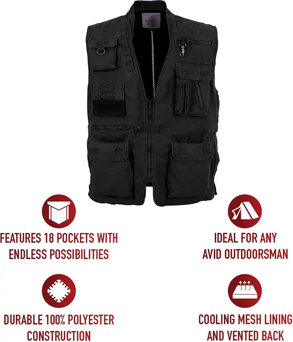 Rothco Deluxe Safari Outback Vest