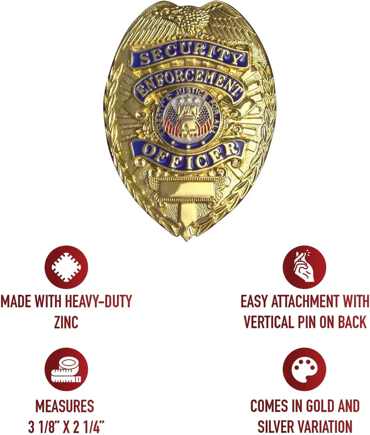 Rothco Deluxe Security Enforcement Officer Badge