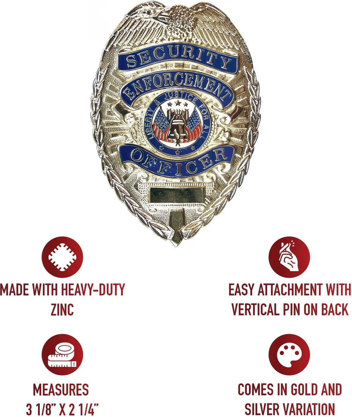 Rothco Deluxe Security Enforcement Officer Badge