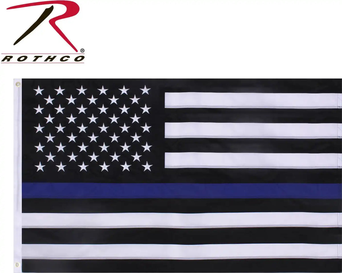 Rothco Deluxe Thin Blue Line Flag