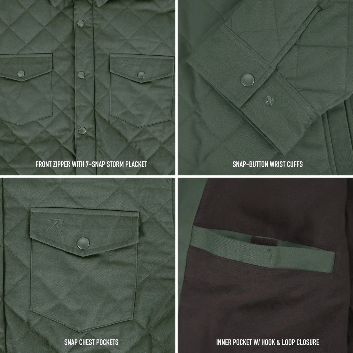 Rothco Diamond Quilted Cotton Jacket