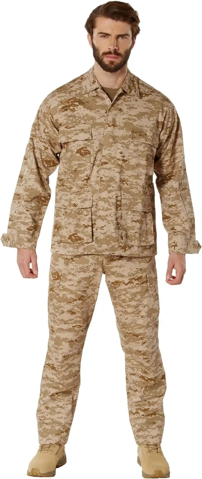 Rothco Digital Camo Bdu Shirt