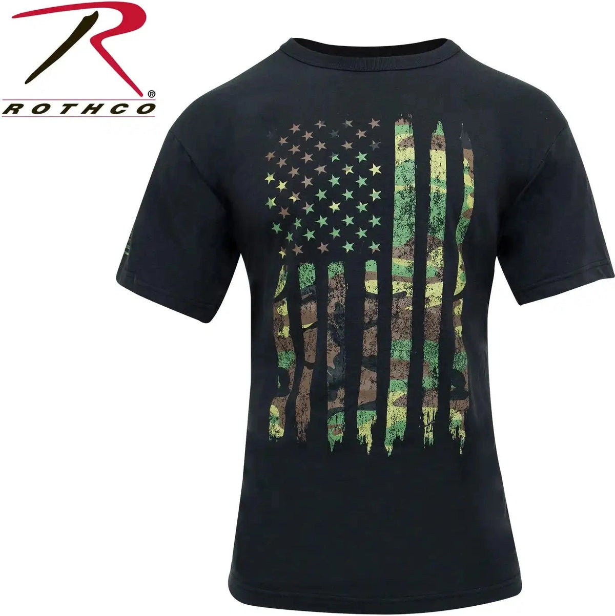 Rothco Distressed us Flag Athletic Fit T-shirt