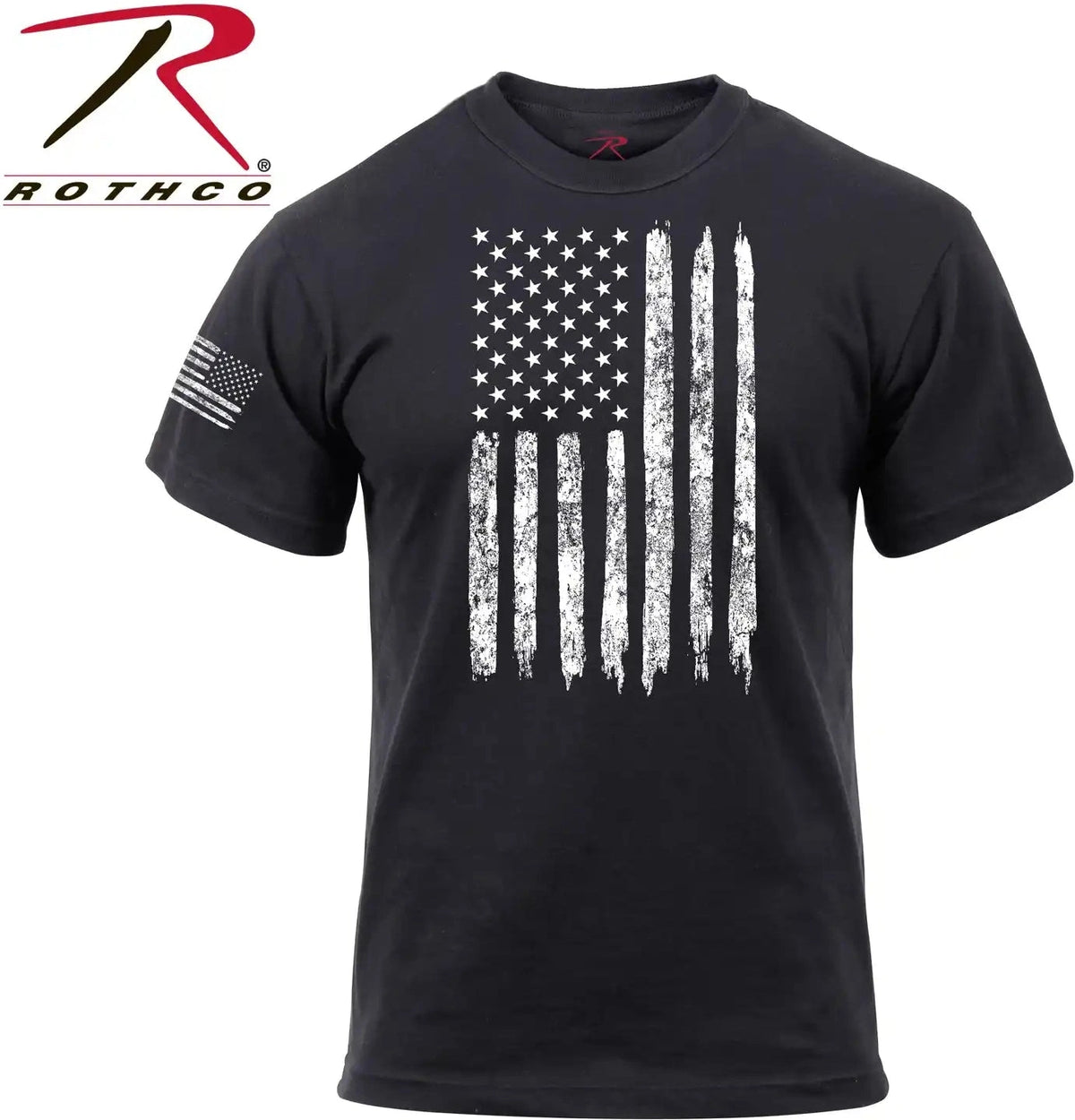 Rothco Distressed us Flag Athletic Fit T-shirt