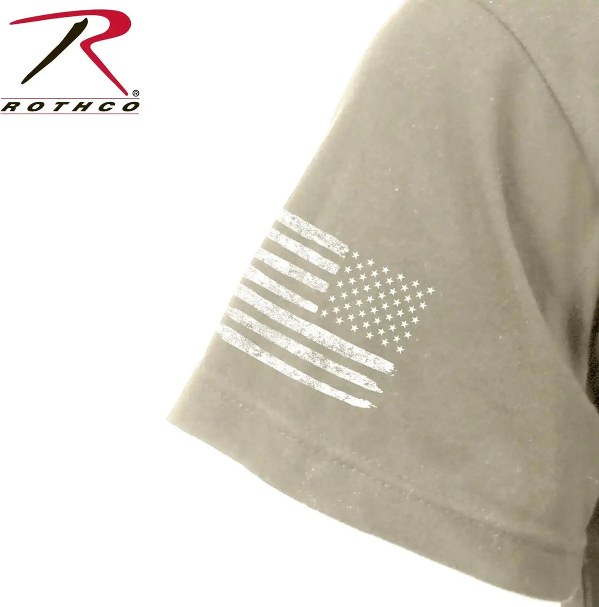 Rothco Distressed us Flag Athletic Fit T-shirt