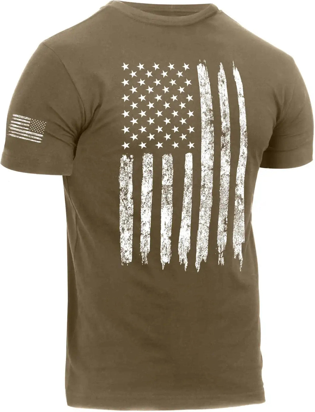 Rothco Distressed us Flag Athletic Fit T-shirt