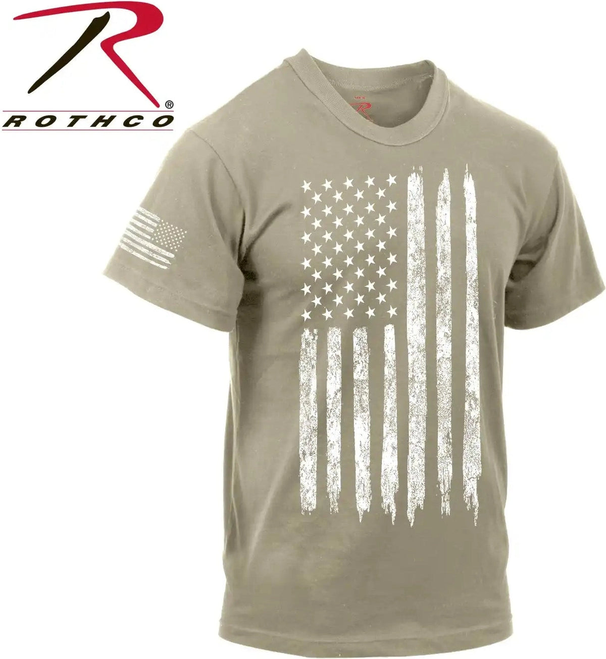Rothco Distressed us Flag Athletic Fit T-shirt
