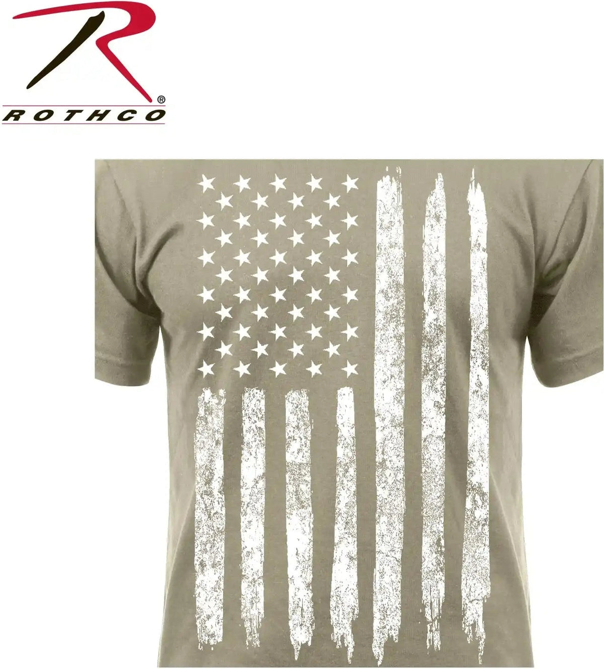 Rothco Distressed us Flag Athletic Fit T-shirt