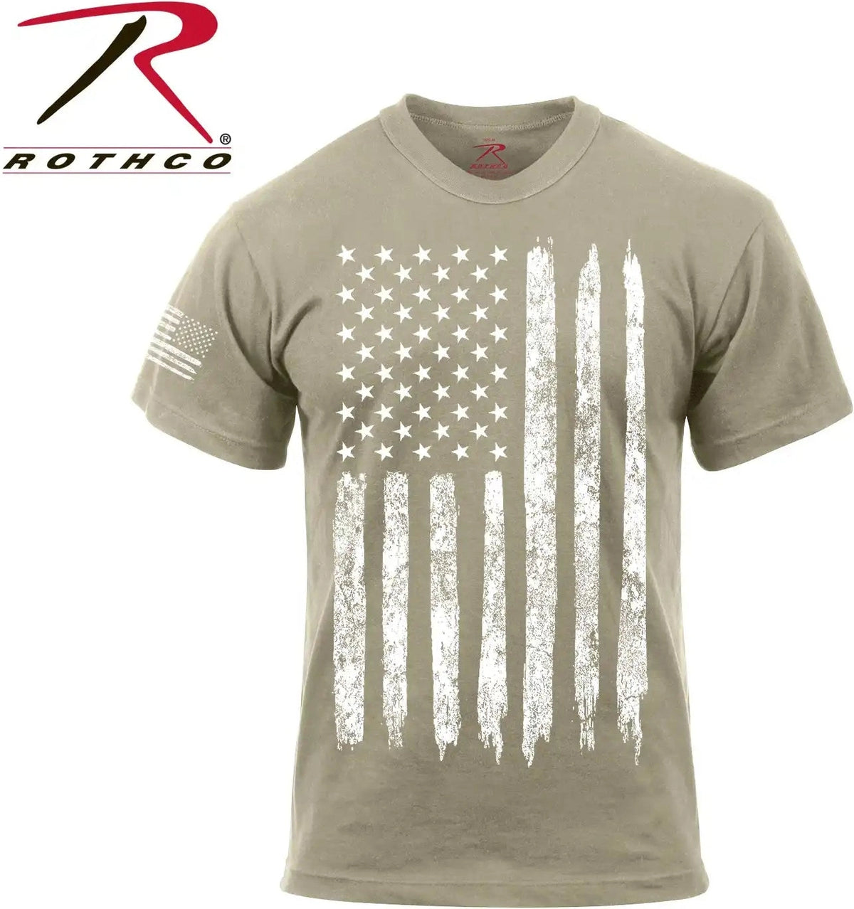 Rothco Distressed us Flag Athletic Fit T-shirt