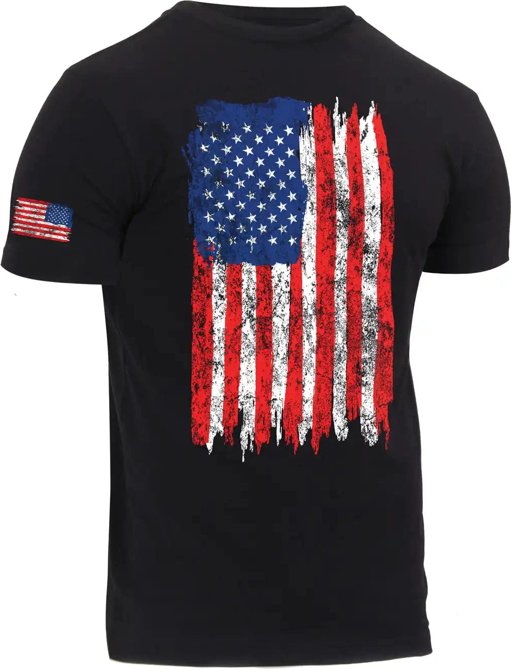 Rothco Distressed us Flag Athletic Fit T-shirt