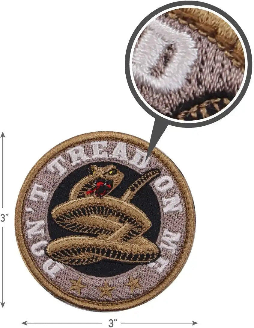 Rothco Don’t Tread on me Round Morale Patch Bulk Packaging