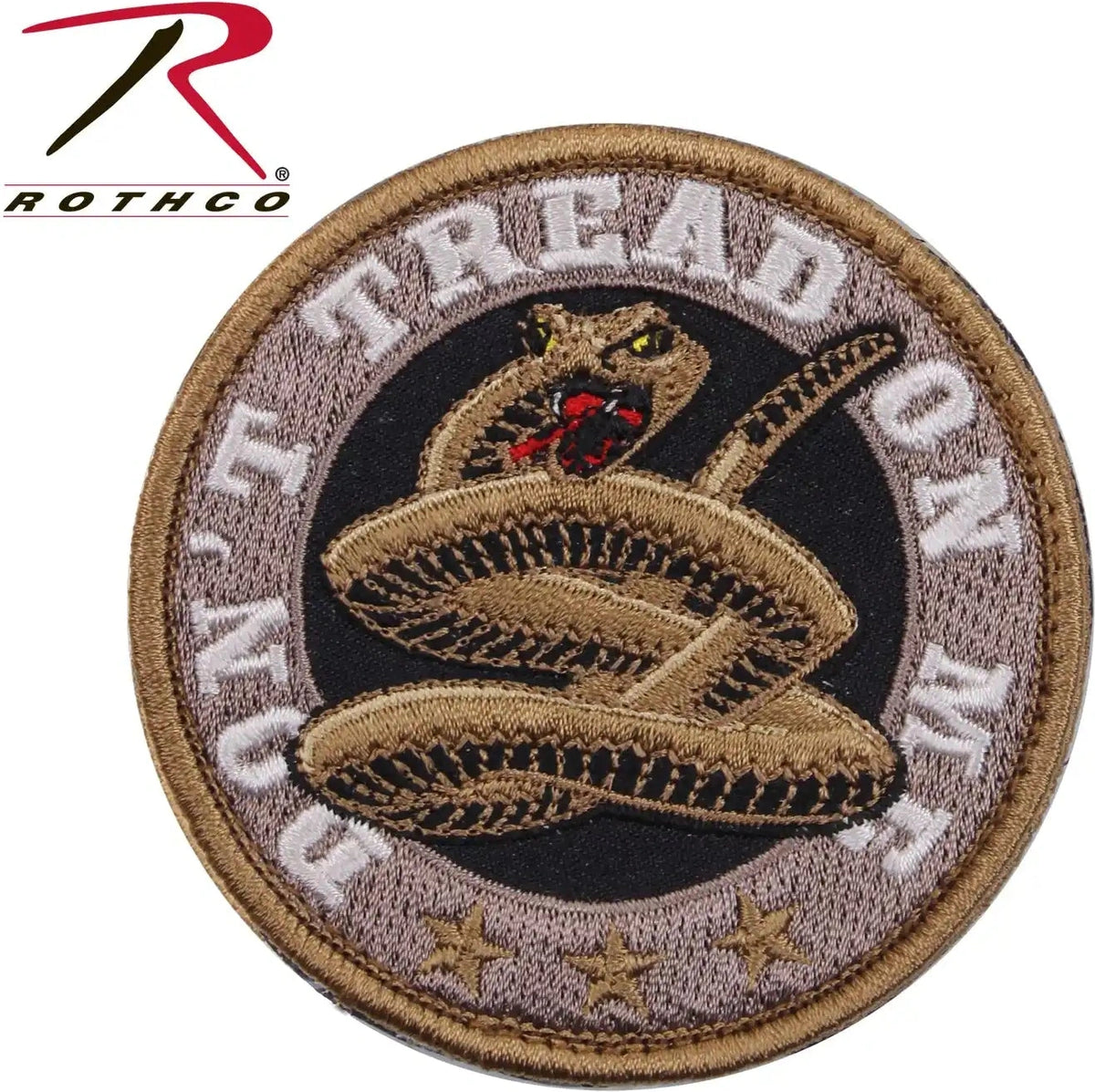 Rothco Don’t Tread on me Round Morale Patch Bulk Packaging