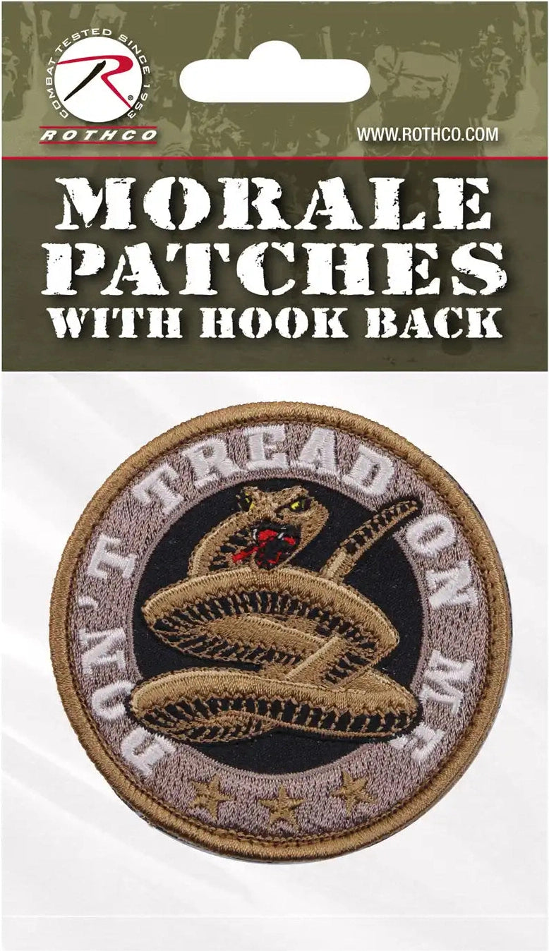 Rothco Don’t Tread on me Round Morale Patch Bulk Packaging