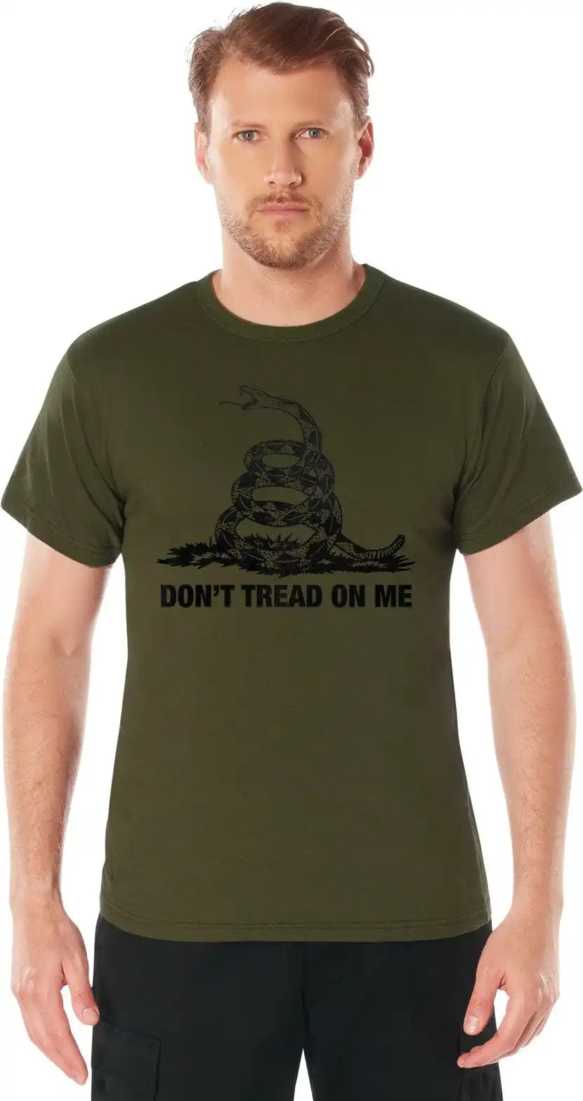Rothco Don’t Tread on me t Shirt Olive Drab / s