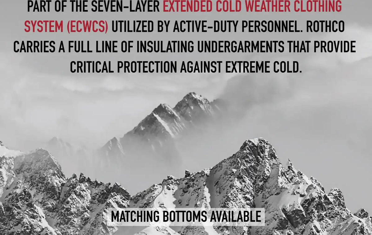 Rothco Ecwcs Gen Iii Mid-weight Underwear Top (level Ii)