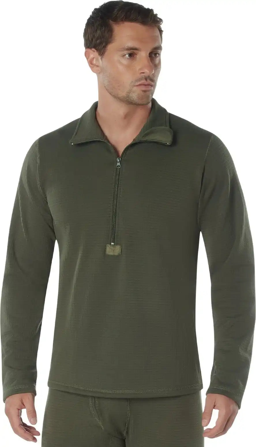 Rothco Ecwcs Gen Iii Mid-weight Underwear Top (level Ii) - Olive Drab / s