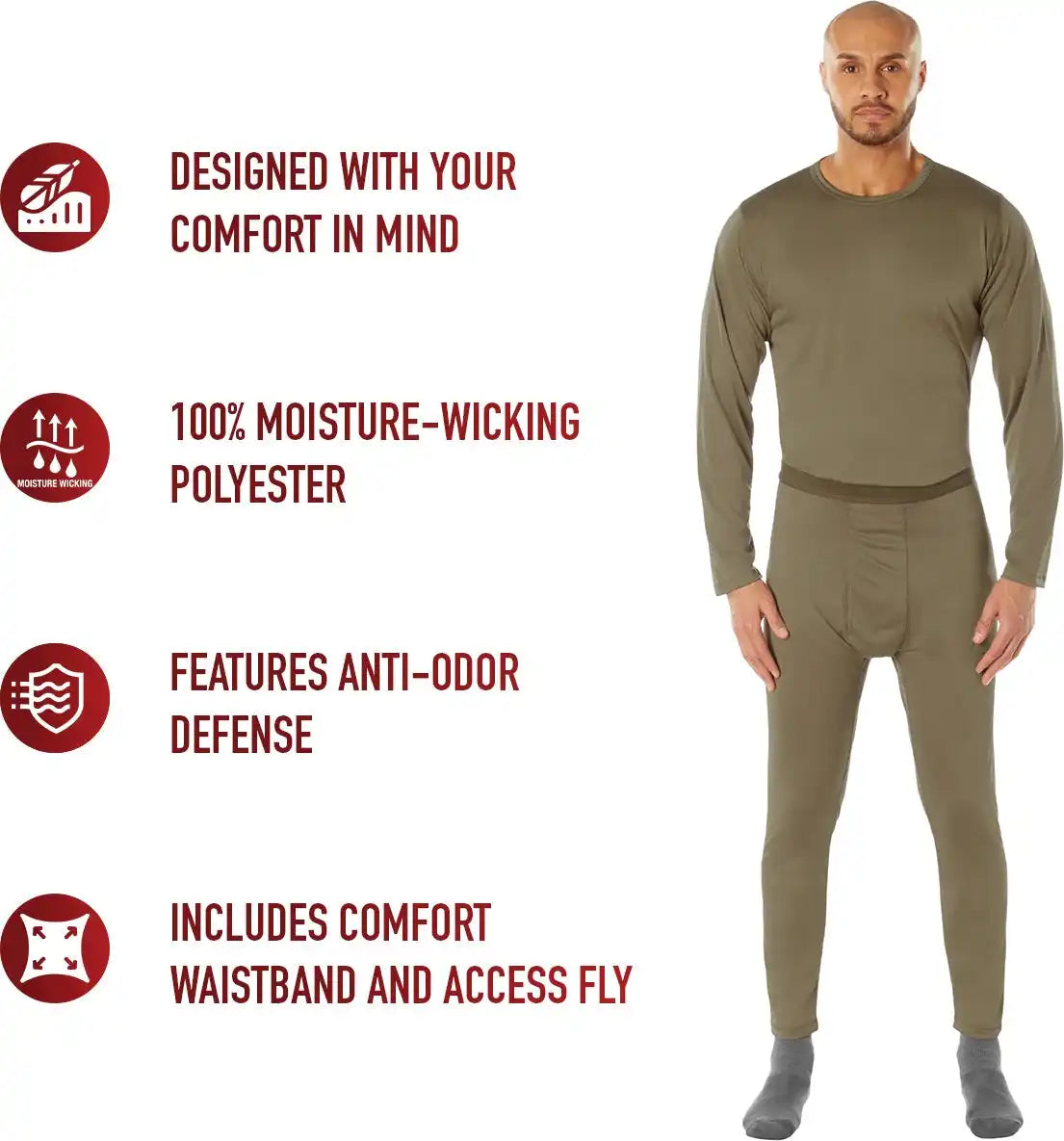 Rothco Ecwcs Gen Iii Silk Weight Bottoms