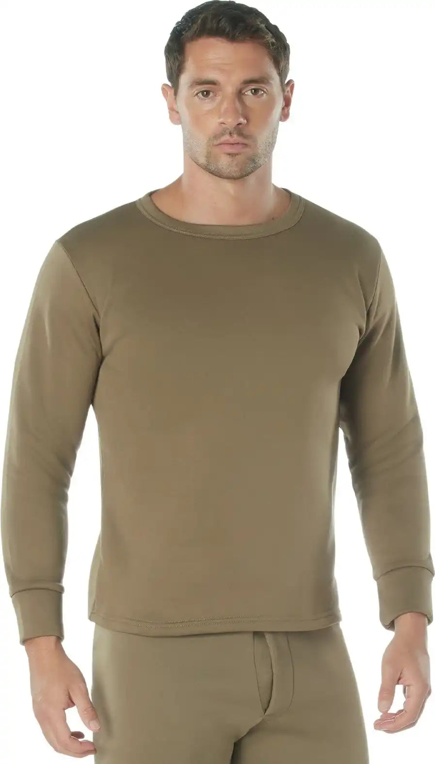 Rothco Ecwcs Poly Crew Neck Top - Ar 670-1 Coyote Brown / s