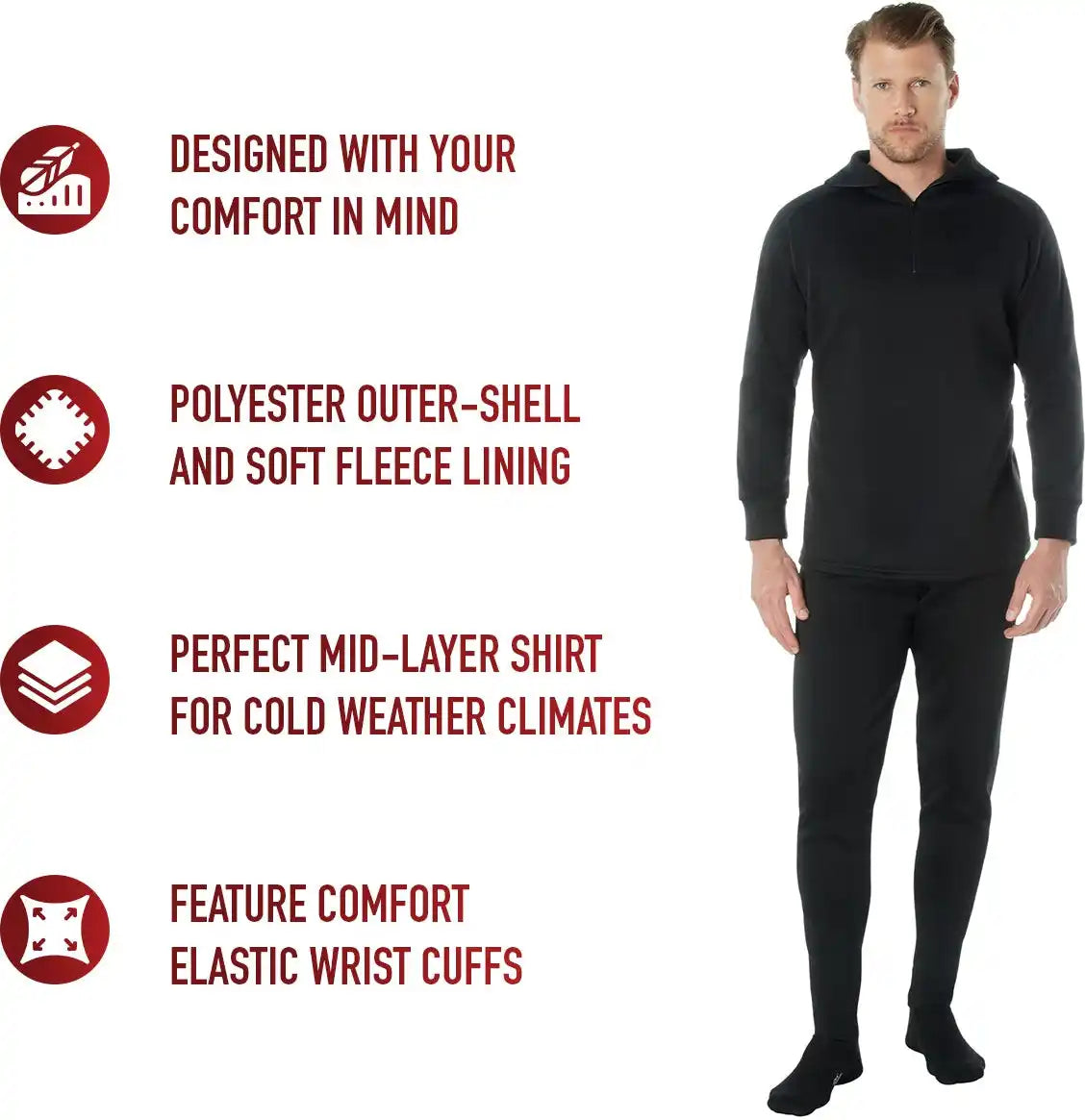 Rothco Ecwcs Poly Zip Collar Shirts