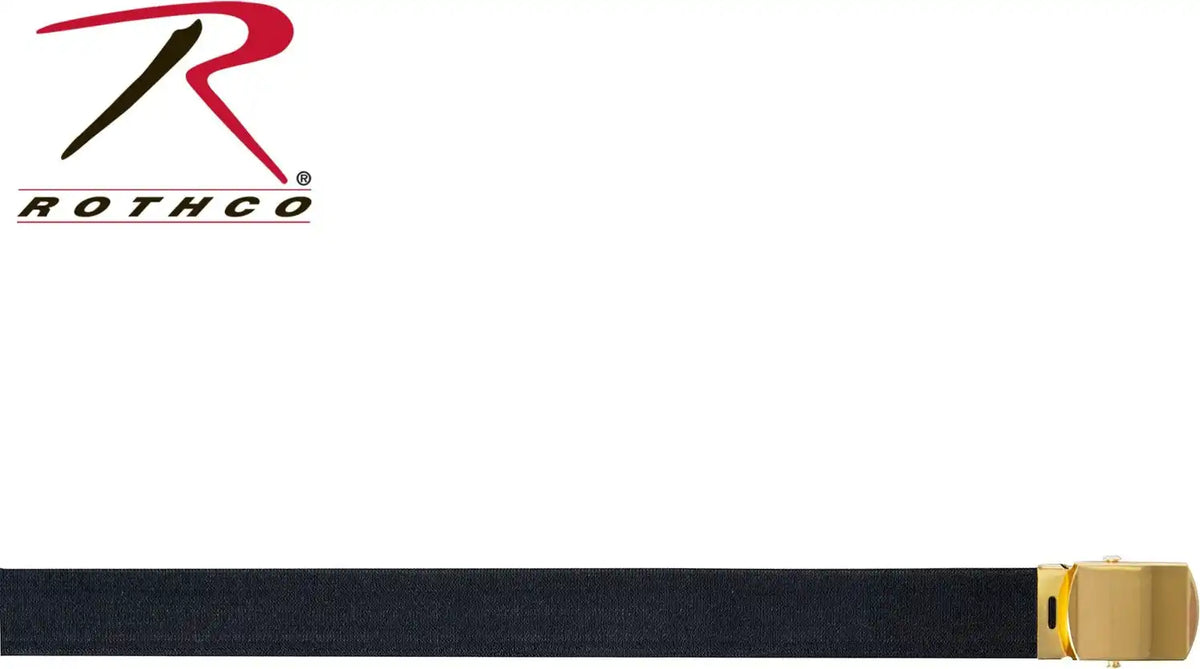 Rothco Elastic Stretch Web Belt - 54 Inches Long | Black